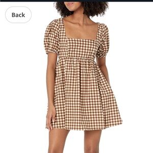 Show Me Your Mumu- Brown Gingham dress